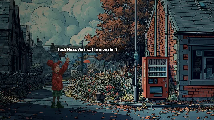 Ezra arrives in a Scottish village
